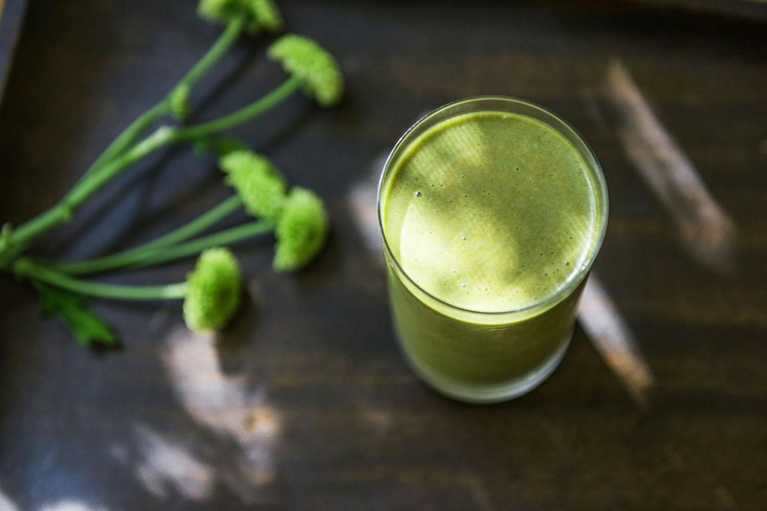 Ginger-Kale-Cado Smoothie