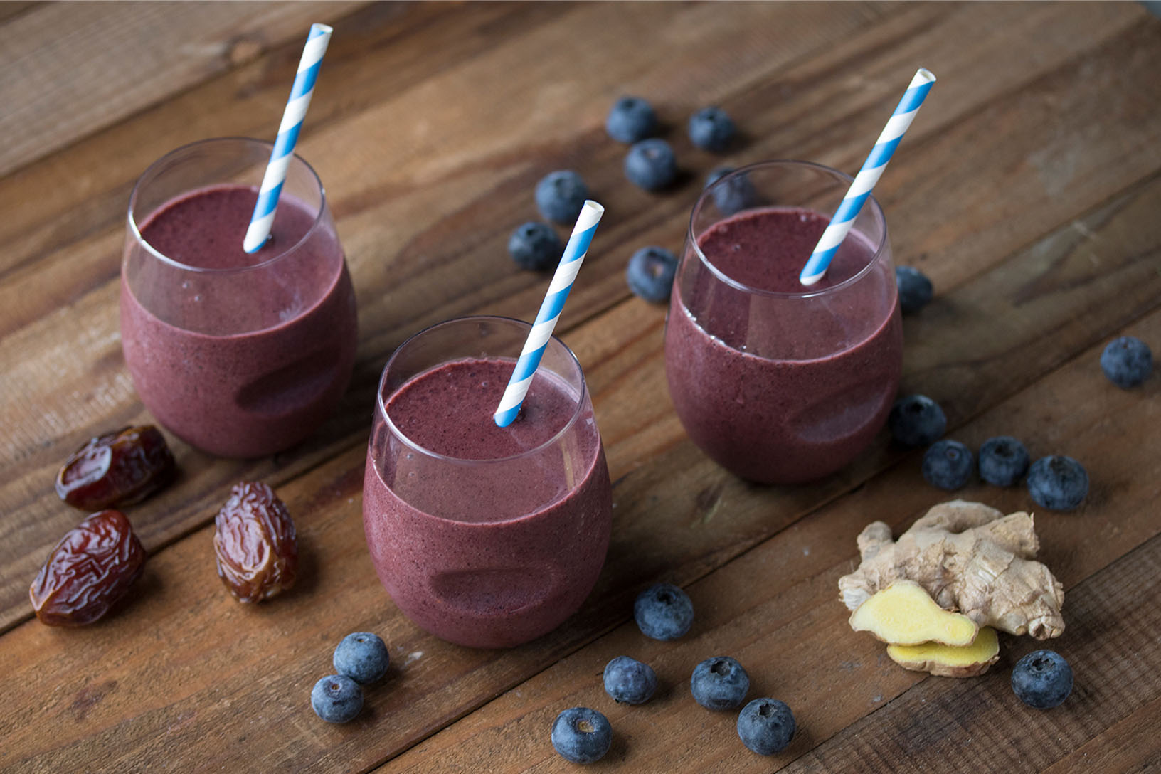 Blueberry Spinach Ginger Date - Recipe - nutribullet