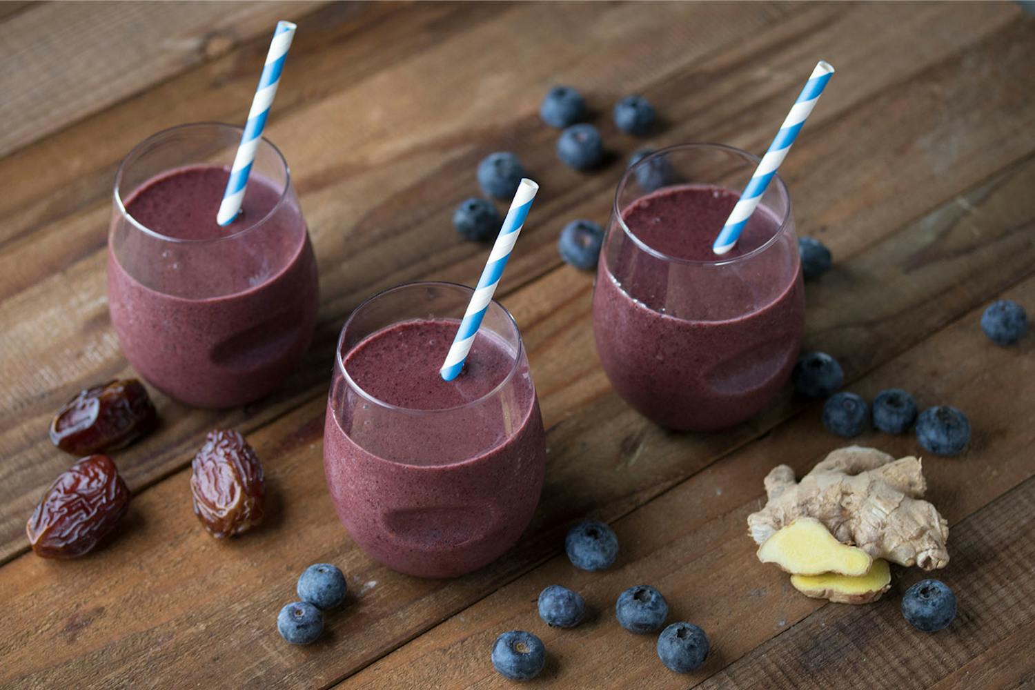 Blueberry Spinach Ginger Date