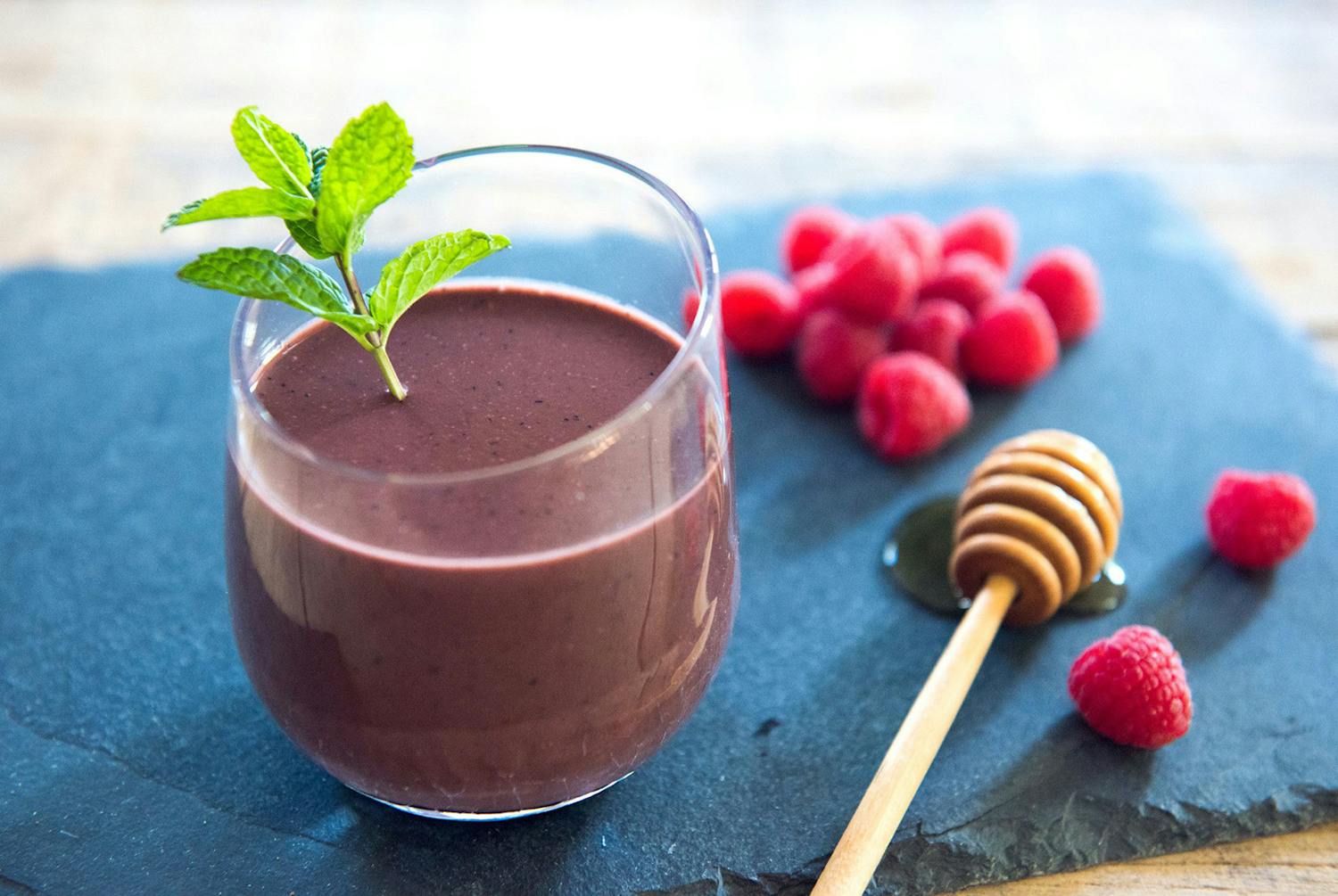 Raspberry Mint Smoothie