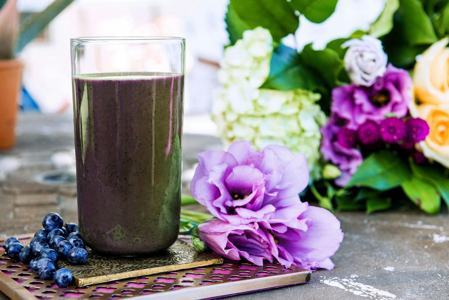 Wild Blueberry Celery Smoothie