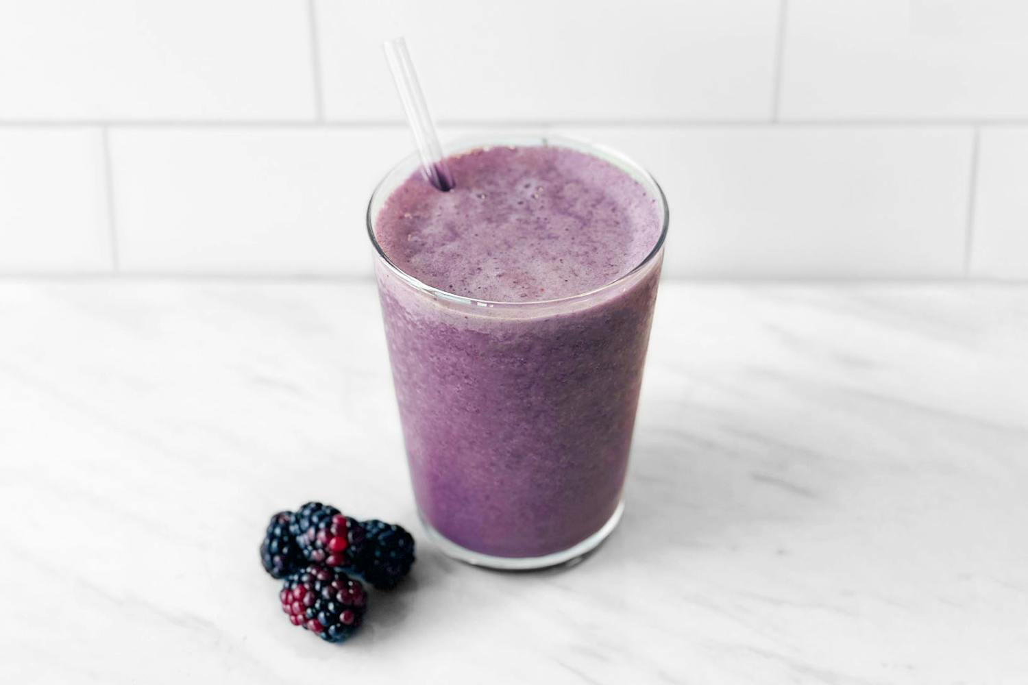Blackberry Cherry Cashew Smoothie
