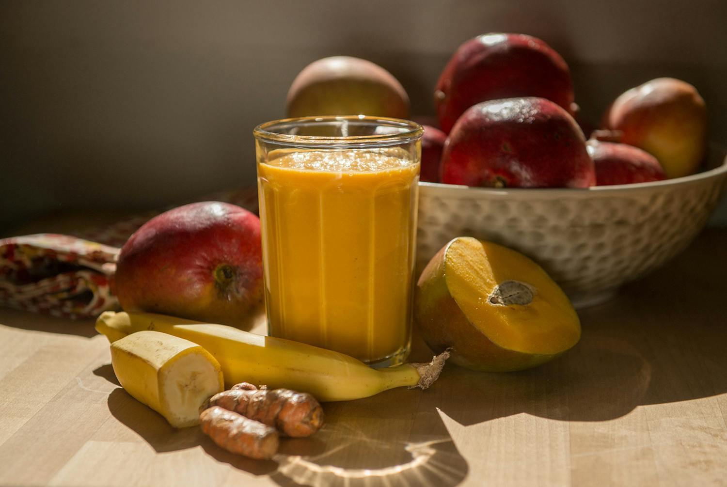Banana Mango Turmeric Smoothie