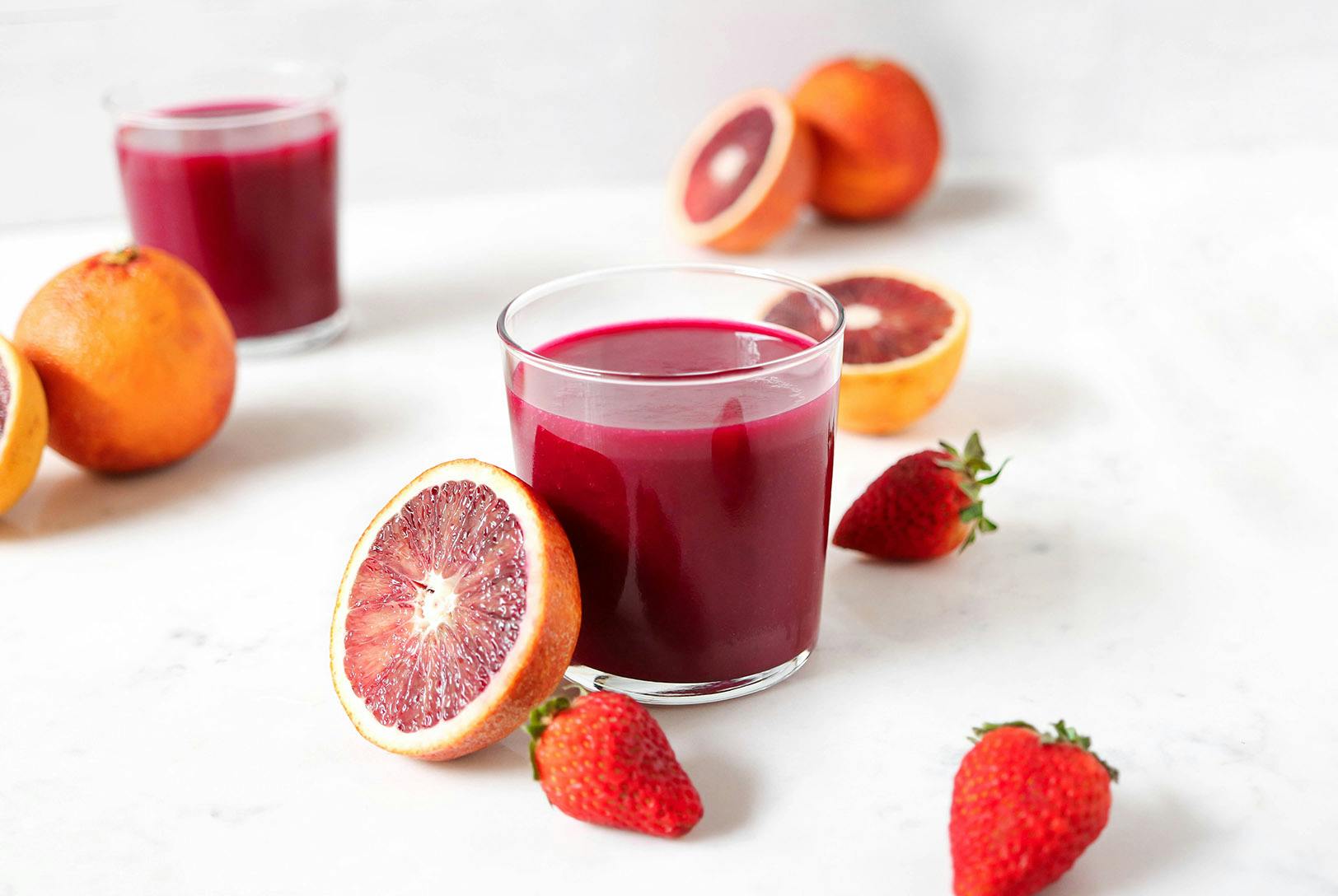 Berry Beet Blood Orange Smoothie