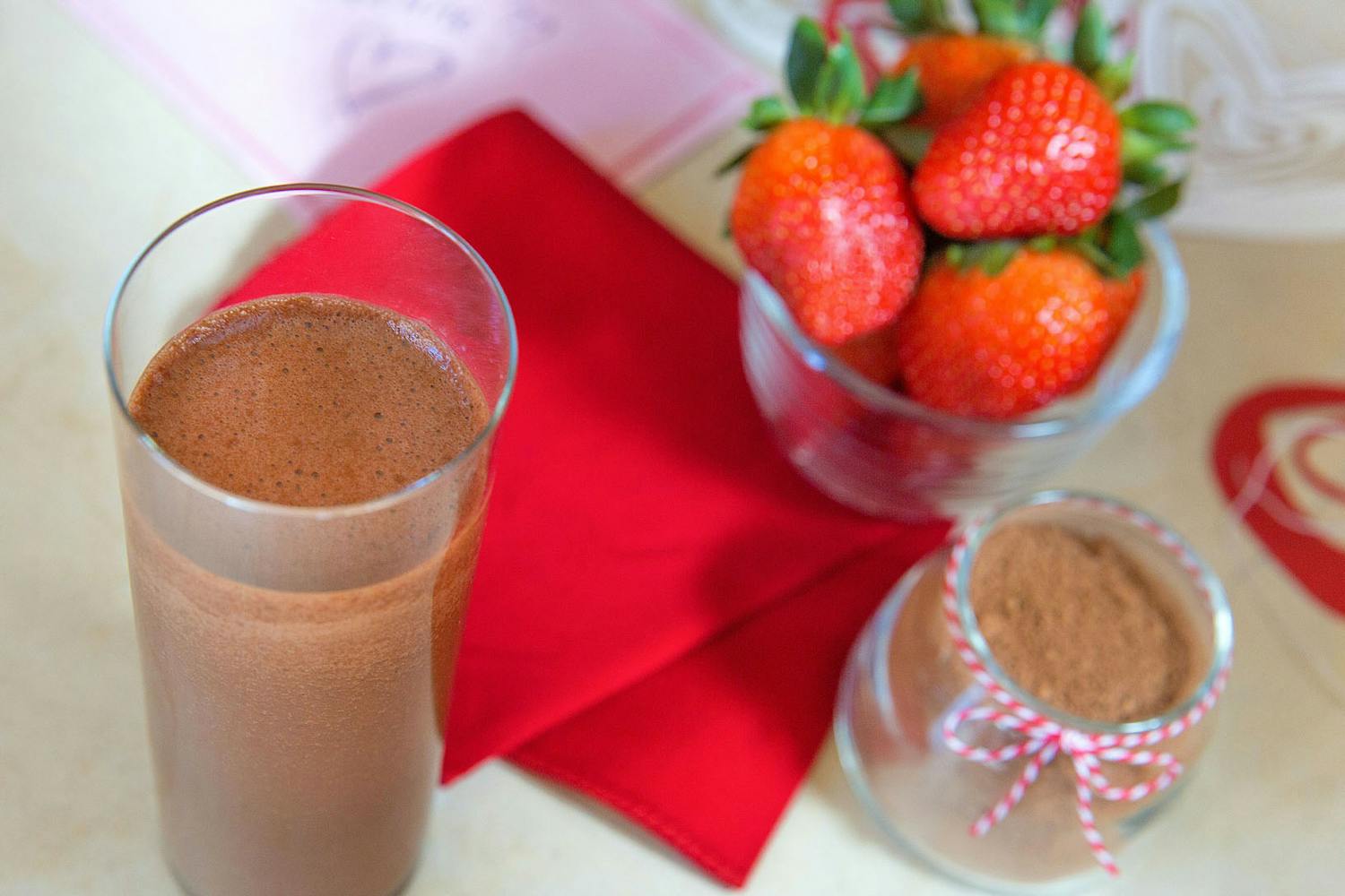Chocolate-Covered Strawberry Smoothie