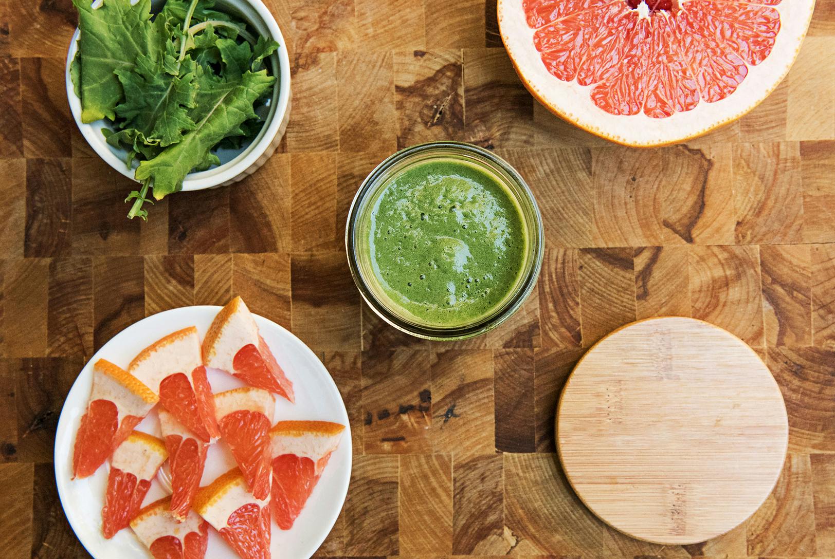 Green and Grapefruity