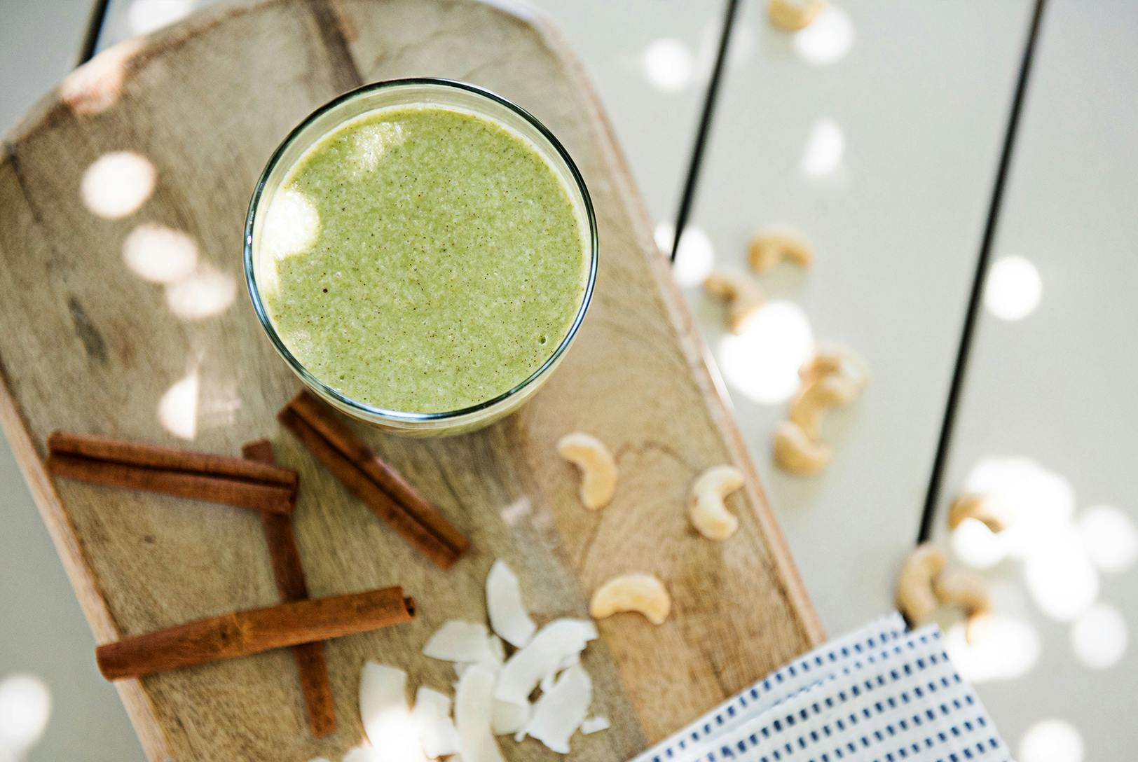 Green Coconut Dessert Smoothie