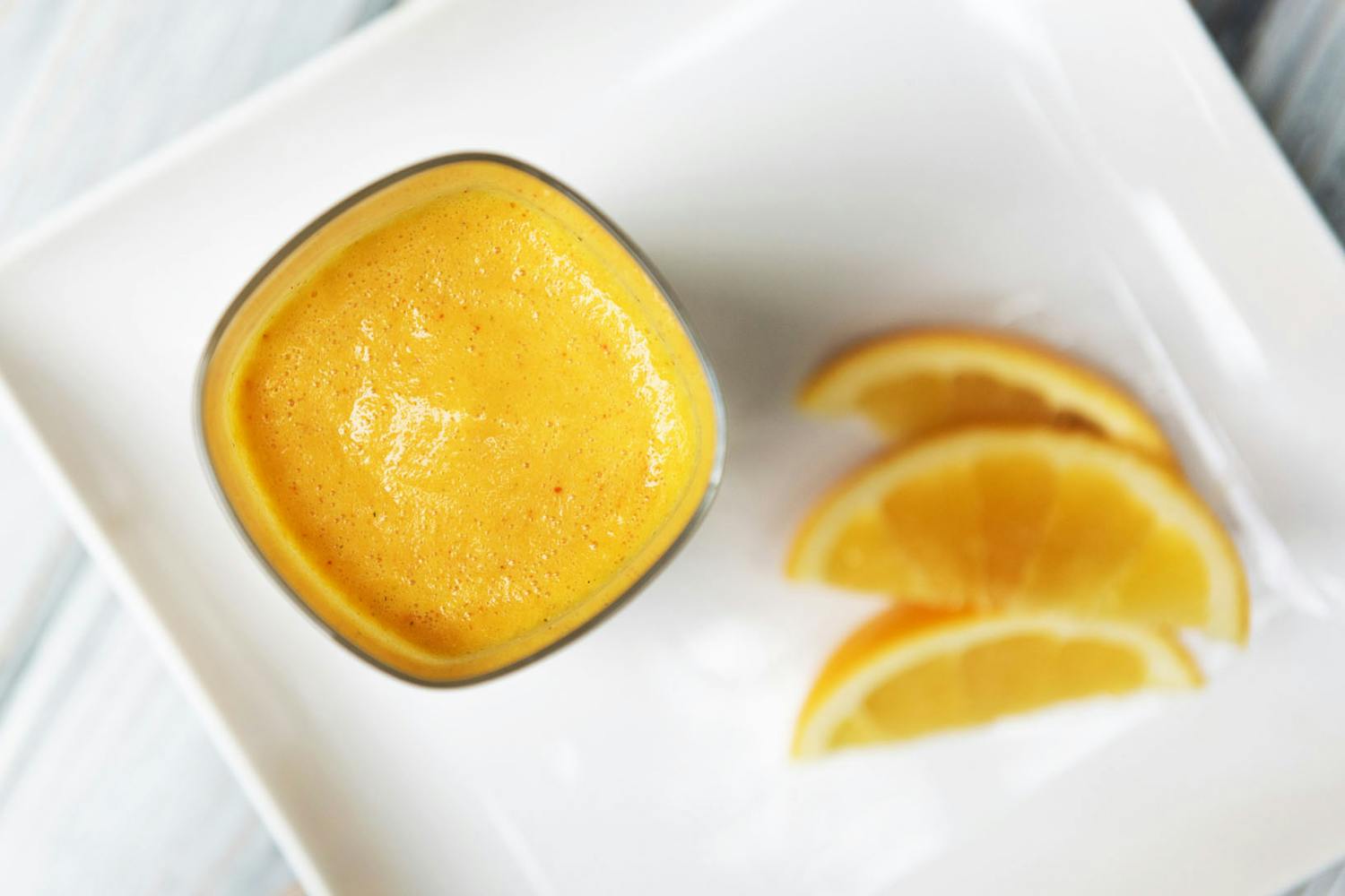 Orange Carrot Peach Smoothie