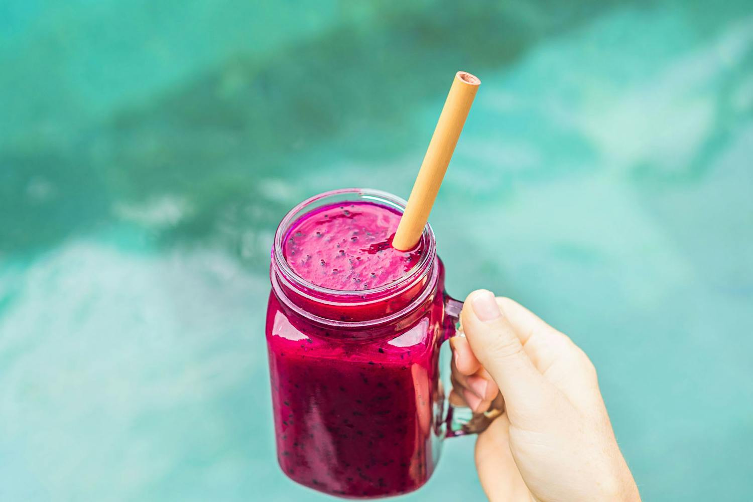 Pineapple Dragon Fruit Smoothie