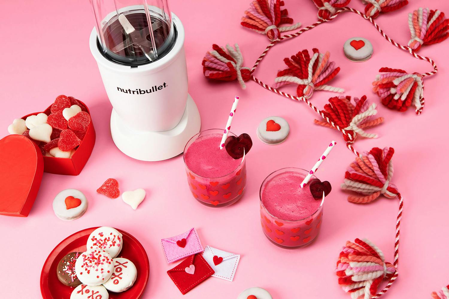 Pink Valentine's Day Smoothie