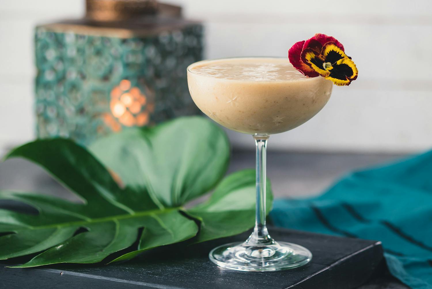 Caramel Banana Cream Cocktail