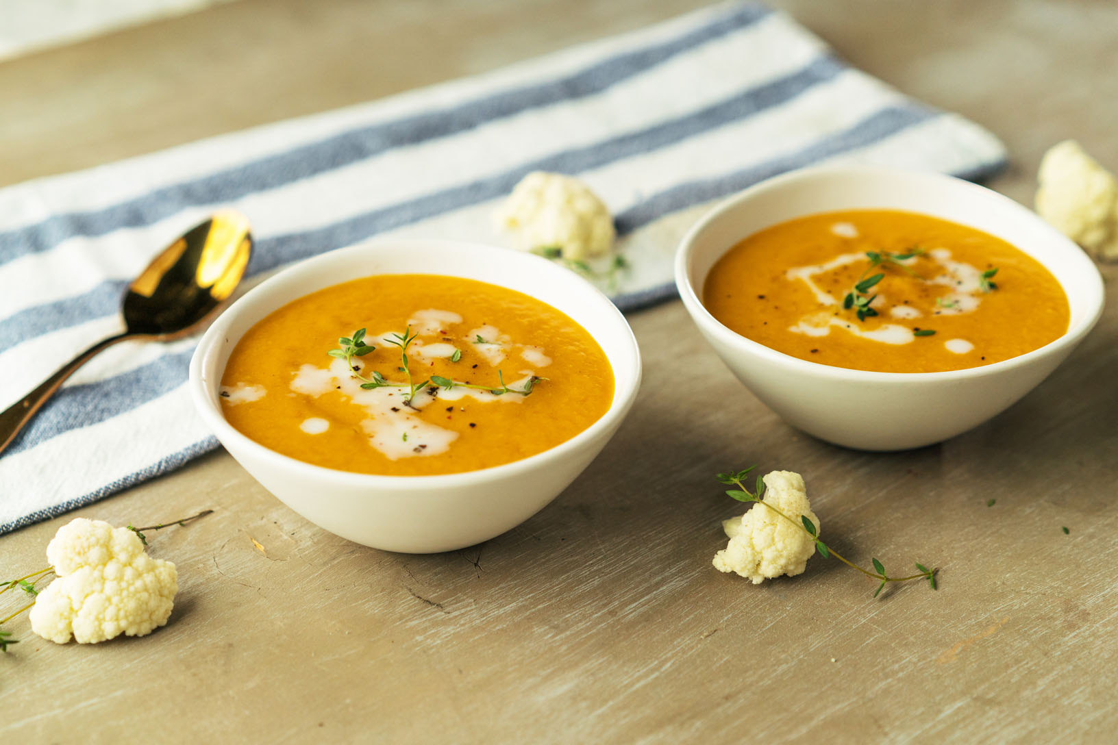Cauliflower and Sweet Potato Chowder - Recipe - nutribullet
