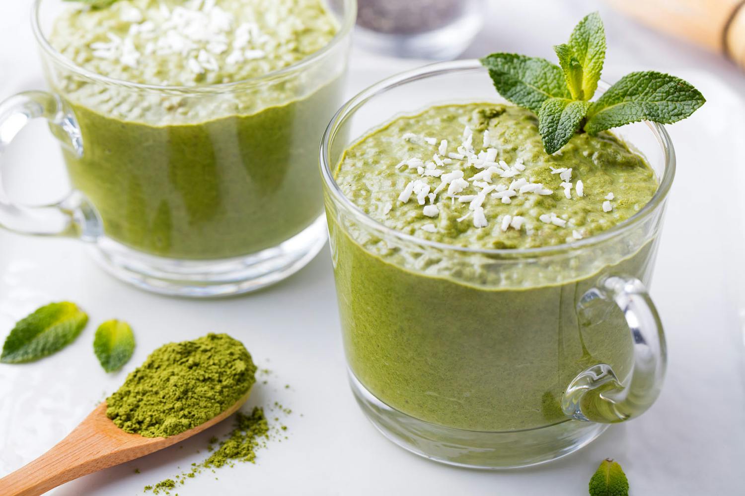 Matcha Chia Seed Pudding