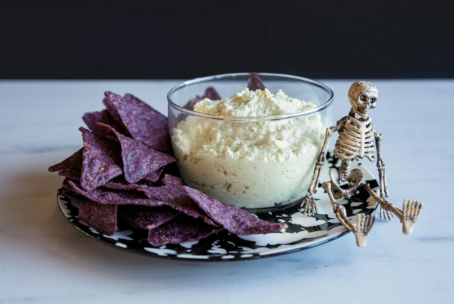 Spooky Herb Roasted Cauliflower Dip