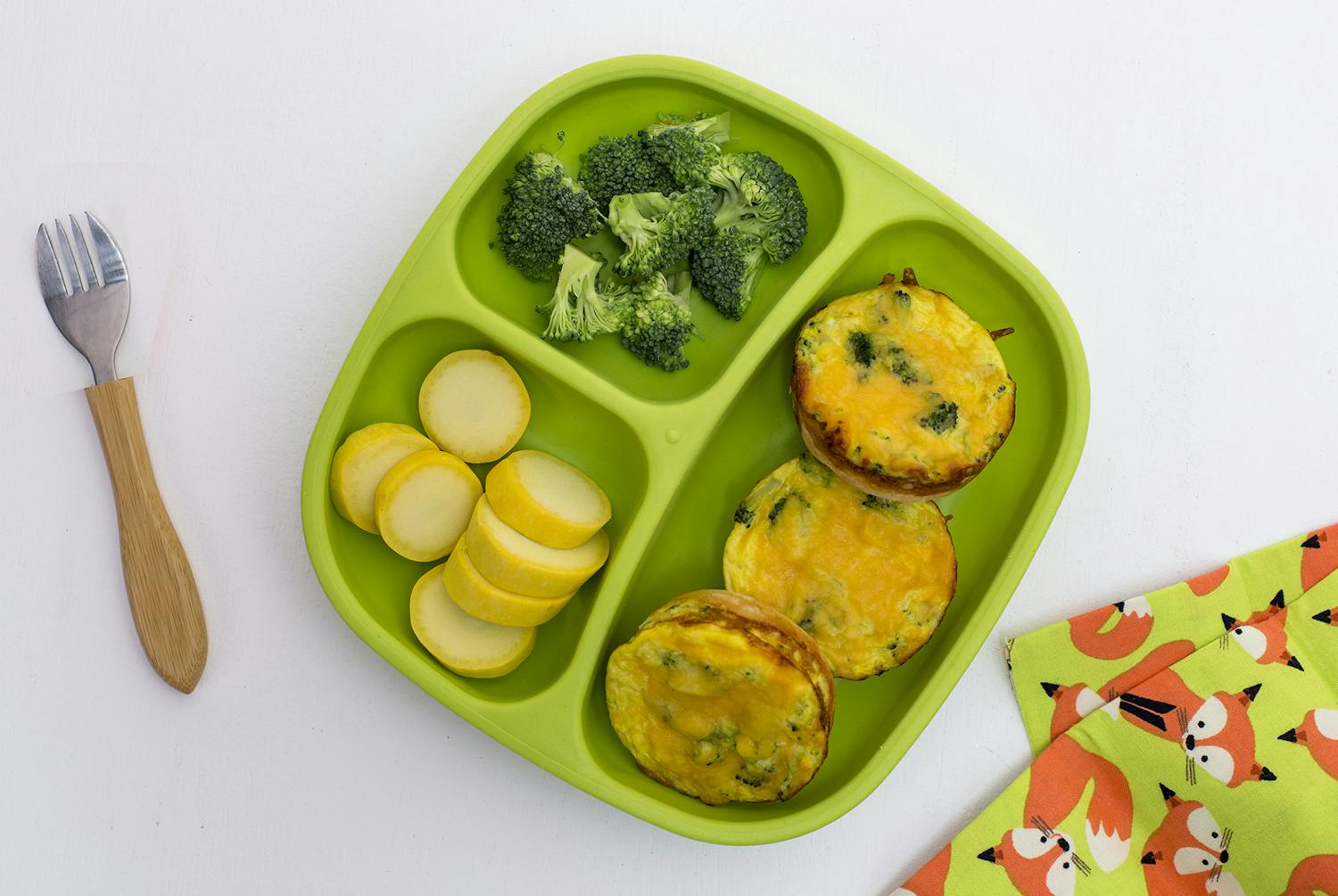 Mini Broccoli and Cheese Quiche