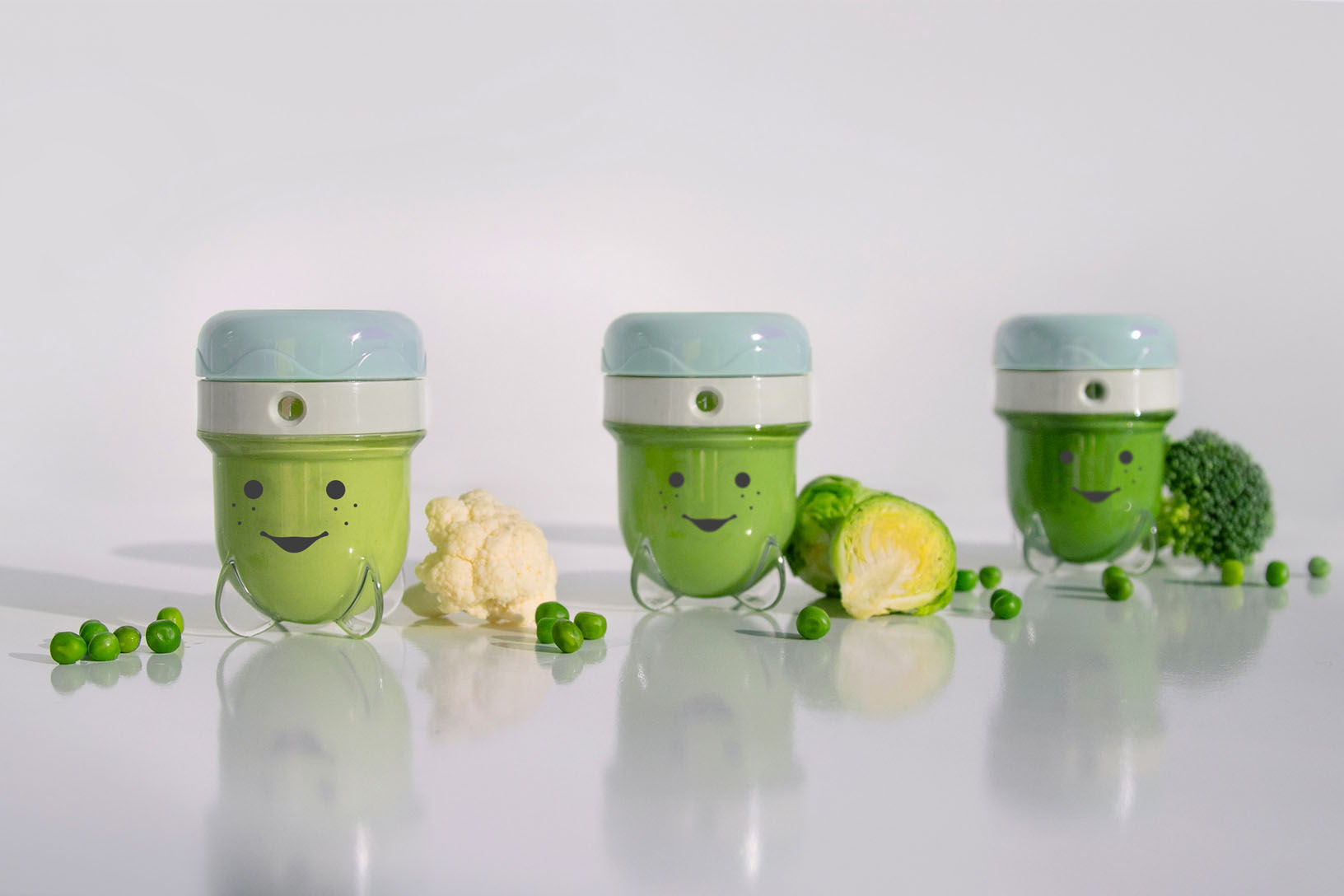 Baby's Ombre Green Purees - Recipe - nutribullet