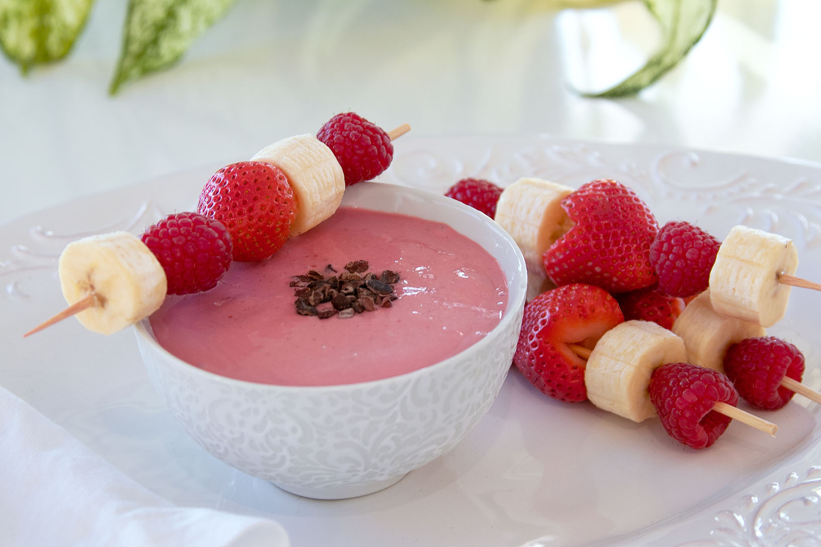 Creamy Raspberry Chocolate Fruit Dip - Recipe - nutribullet