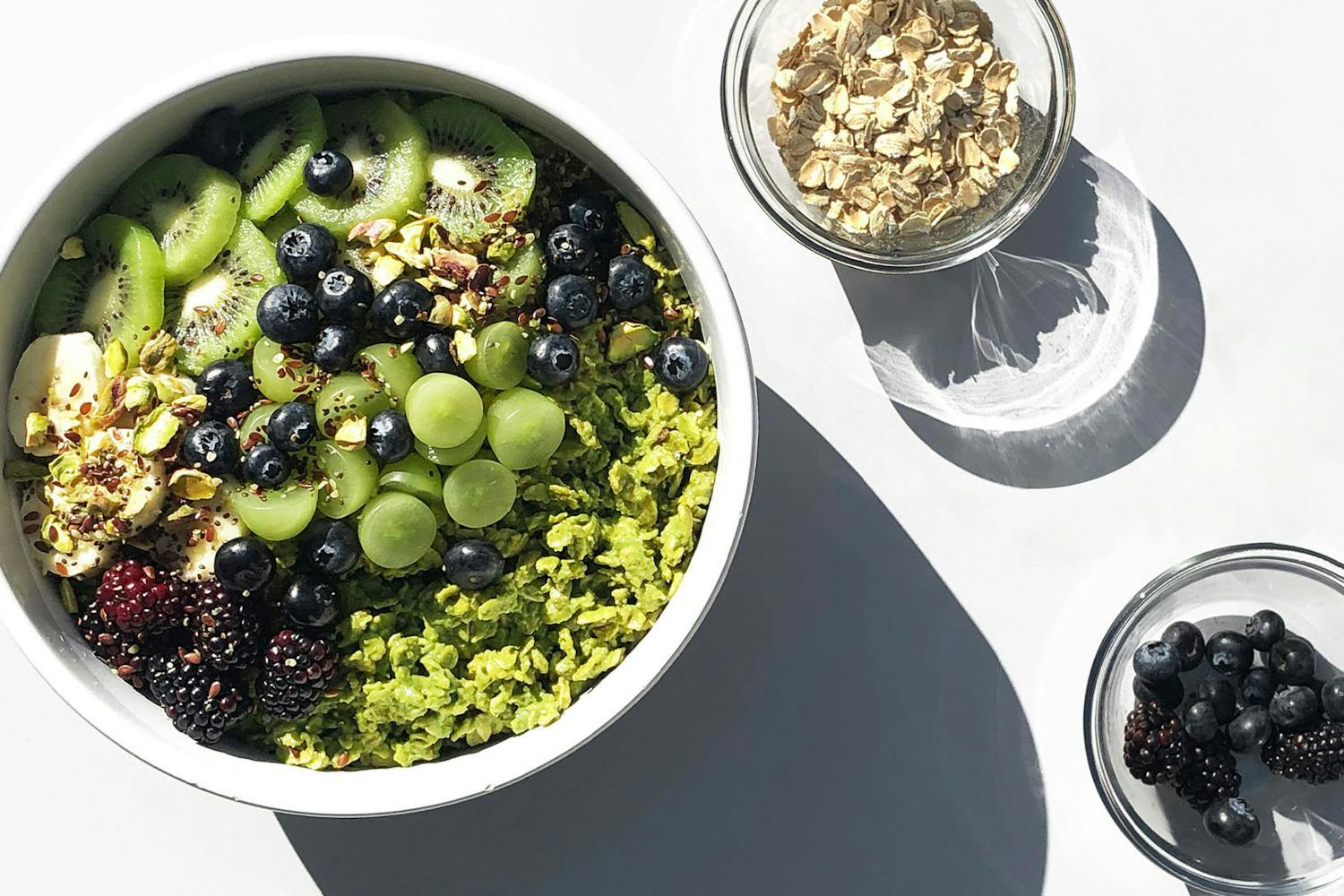 Matcha Pistachio Energy Oats
