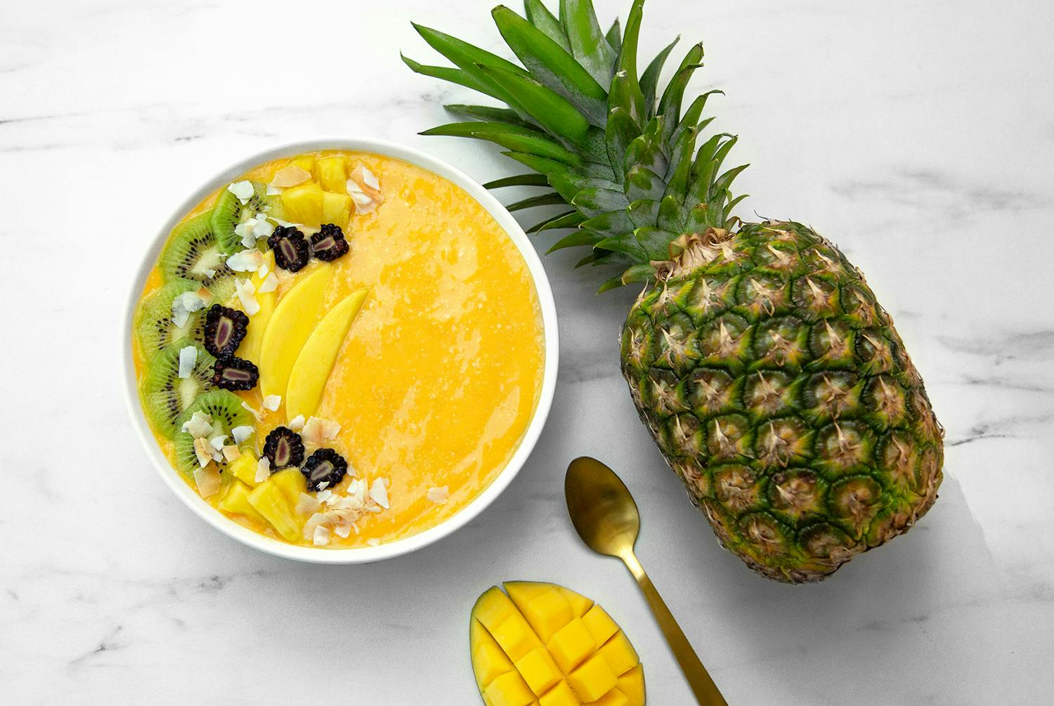 Mango Pineapple Smoothie Bowl