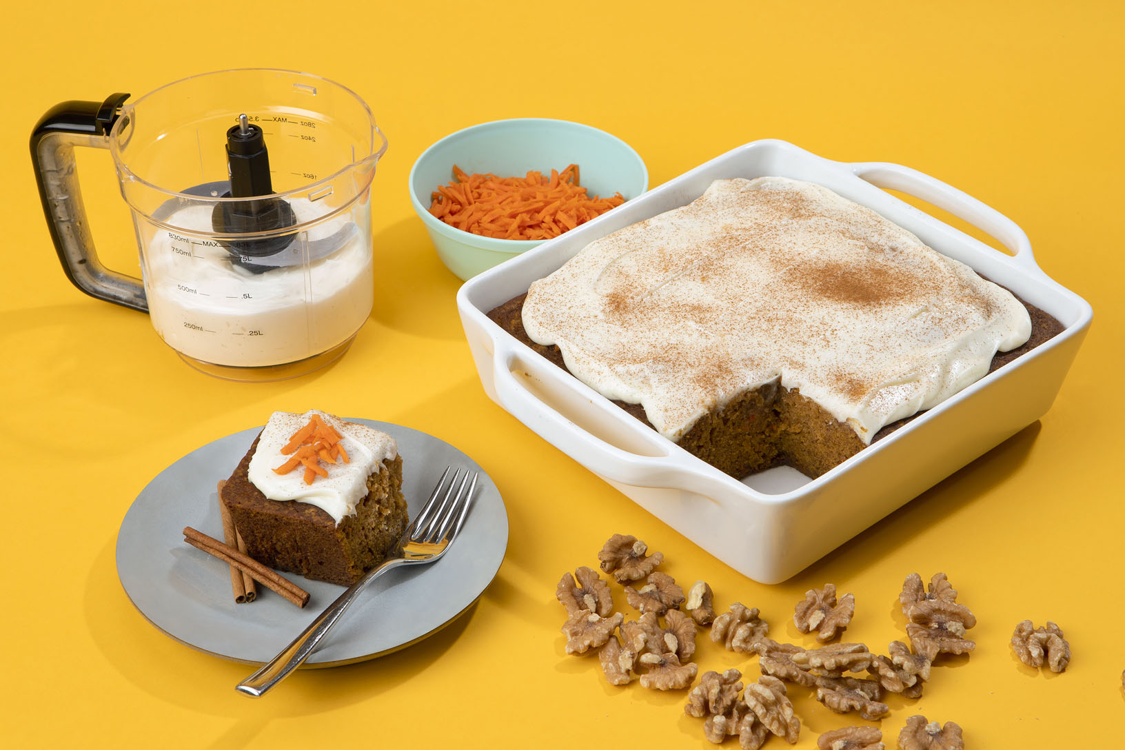 Carrot Cake with Cream Cheese Frosting - Recipe