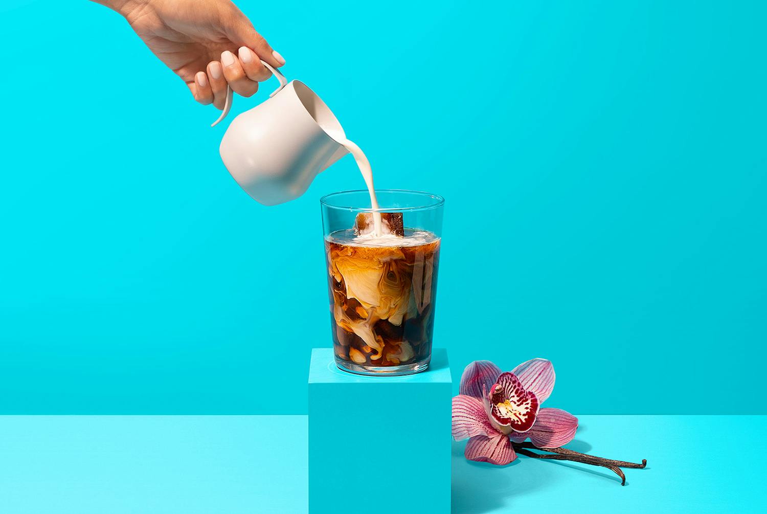 Vanilla Bean Infused Iced Coffee