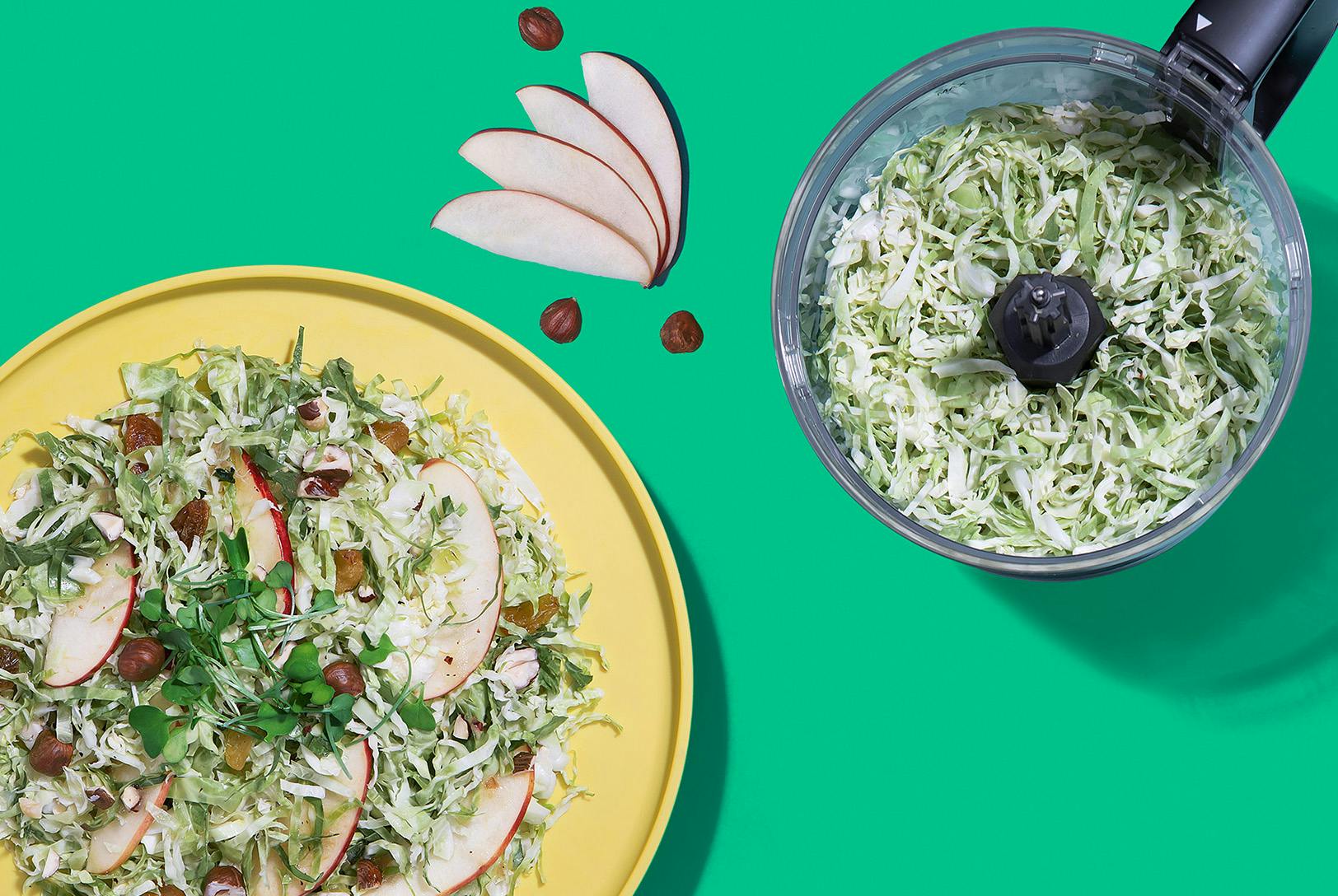 Shaved Brussels Sprouts & Apple Salad