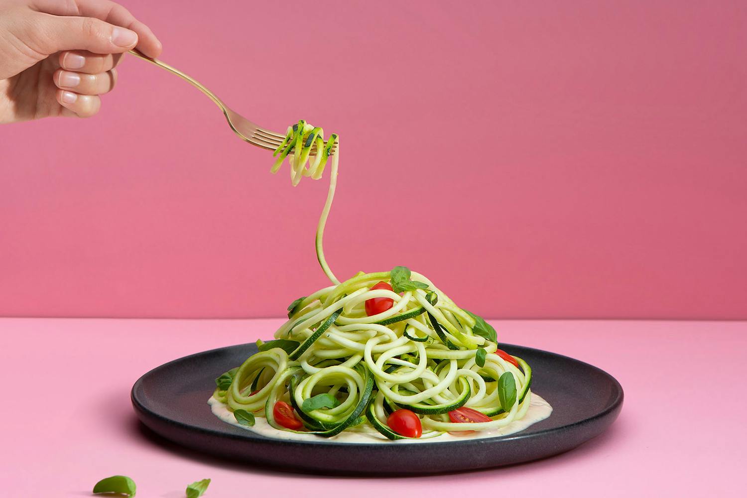 Creamy Zucchini Noodles
