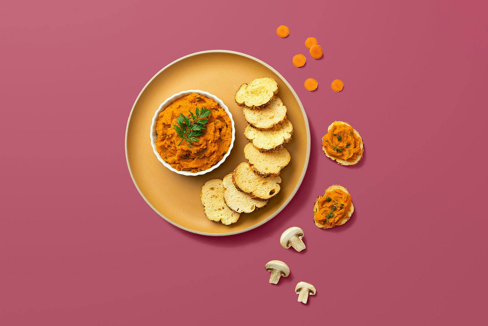 Mushroom and Carrot "Paté"