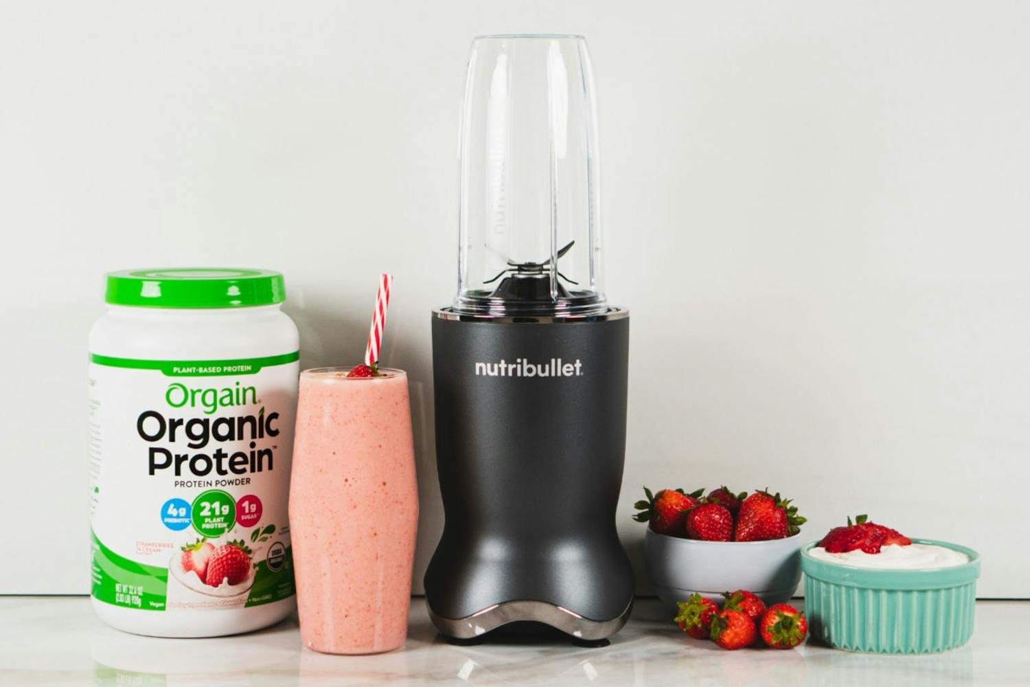 Berries n' Cream Protein Smoothie