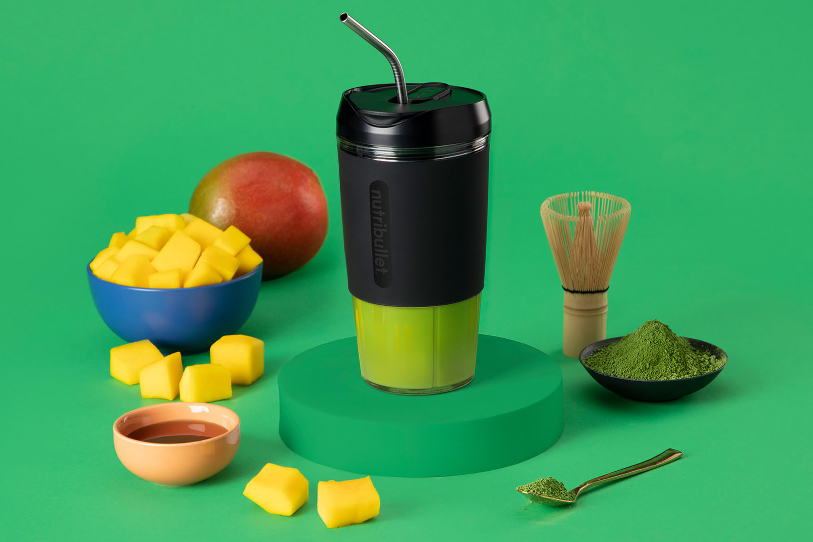 Mango Matcha Frappe Smoothie