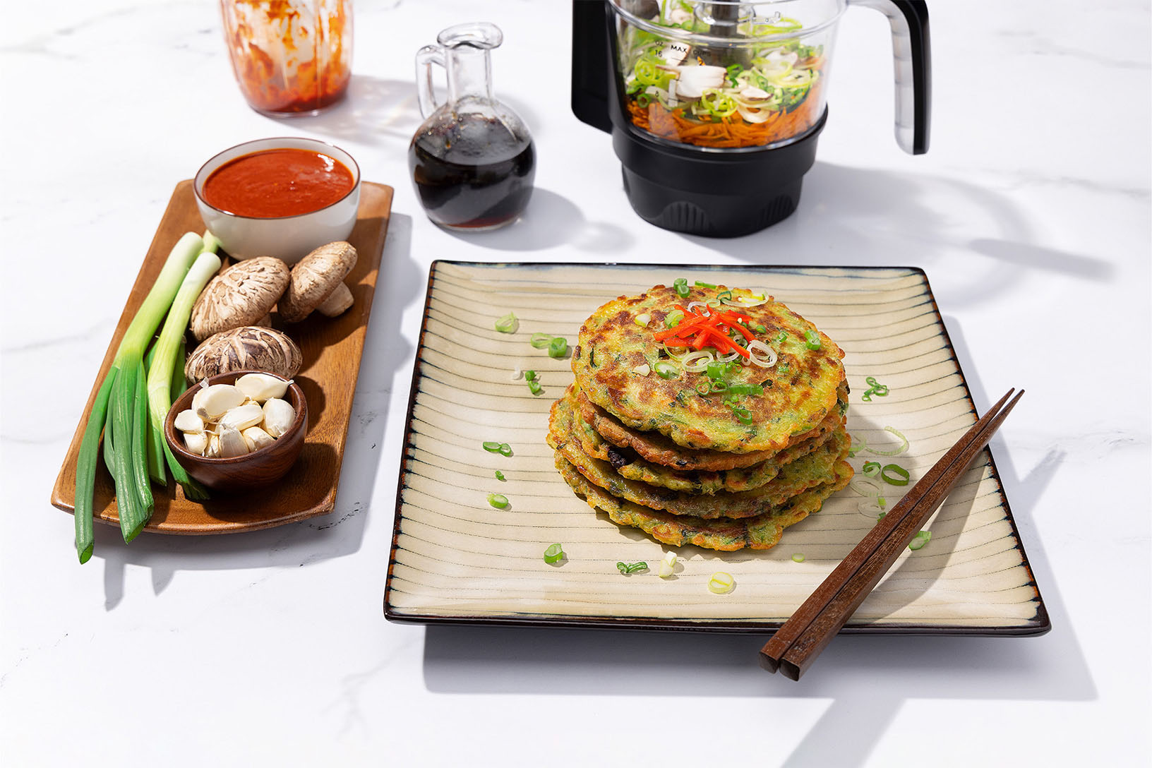 Korean Veggie Pancakes