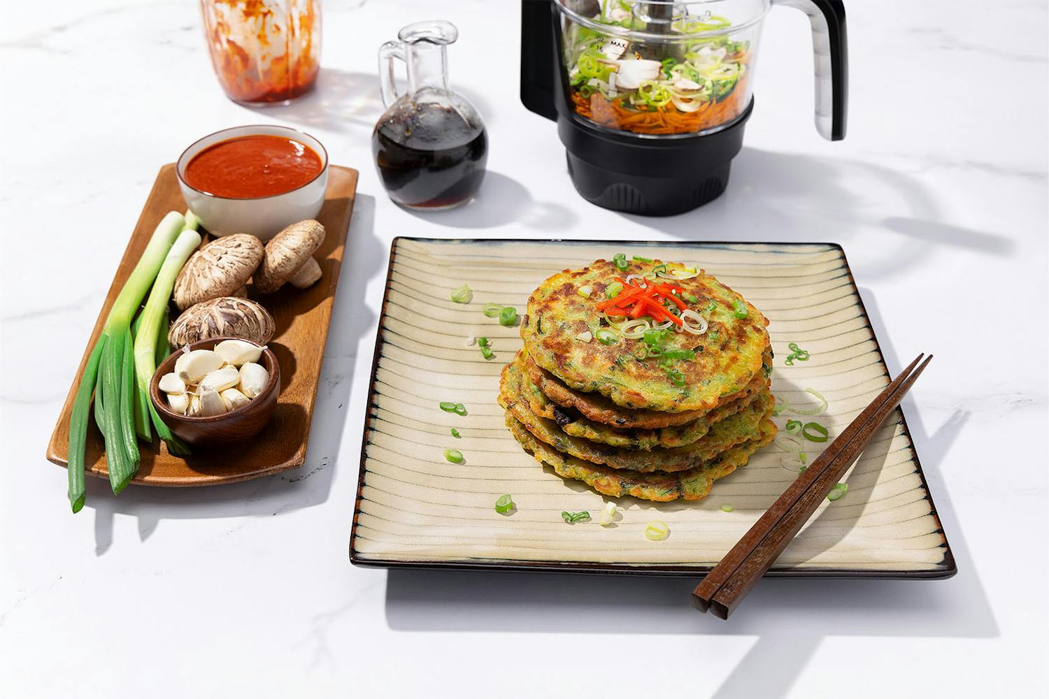 Korean Veggie Pancakes 