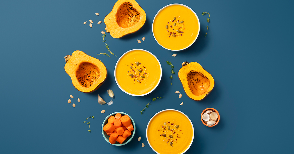 Creamy Squash Soup - SmartSense Blender Combo - Recipe