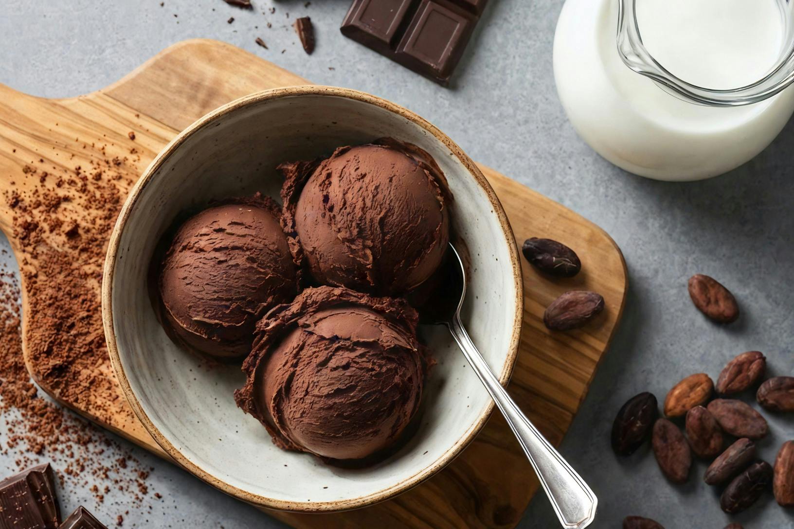 Dark Chocolate Ice Cream