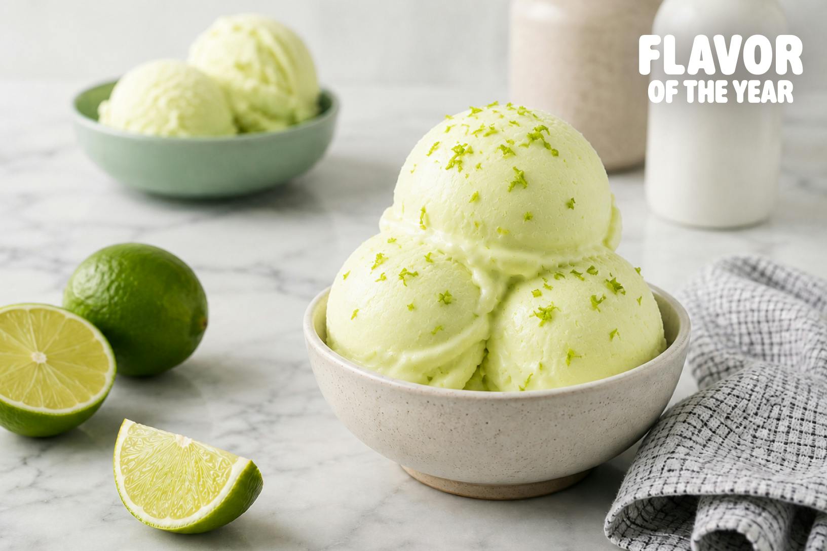 Kiwi Lime Ice Cream 