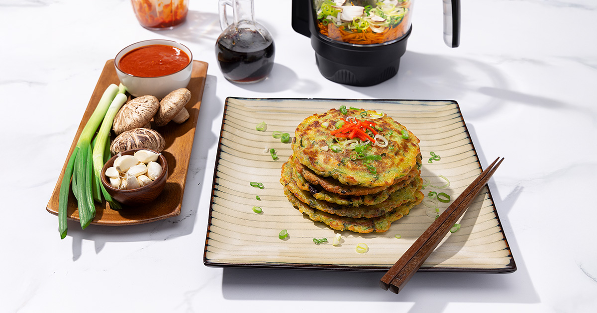 Mini Korean Vegetable Pancakes - Recipe - nutribullet