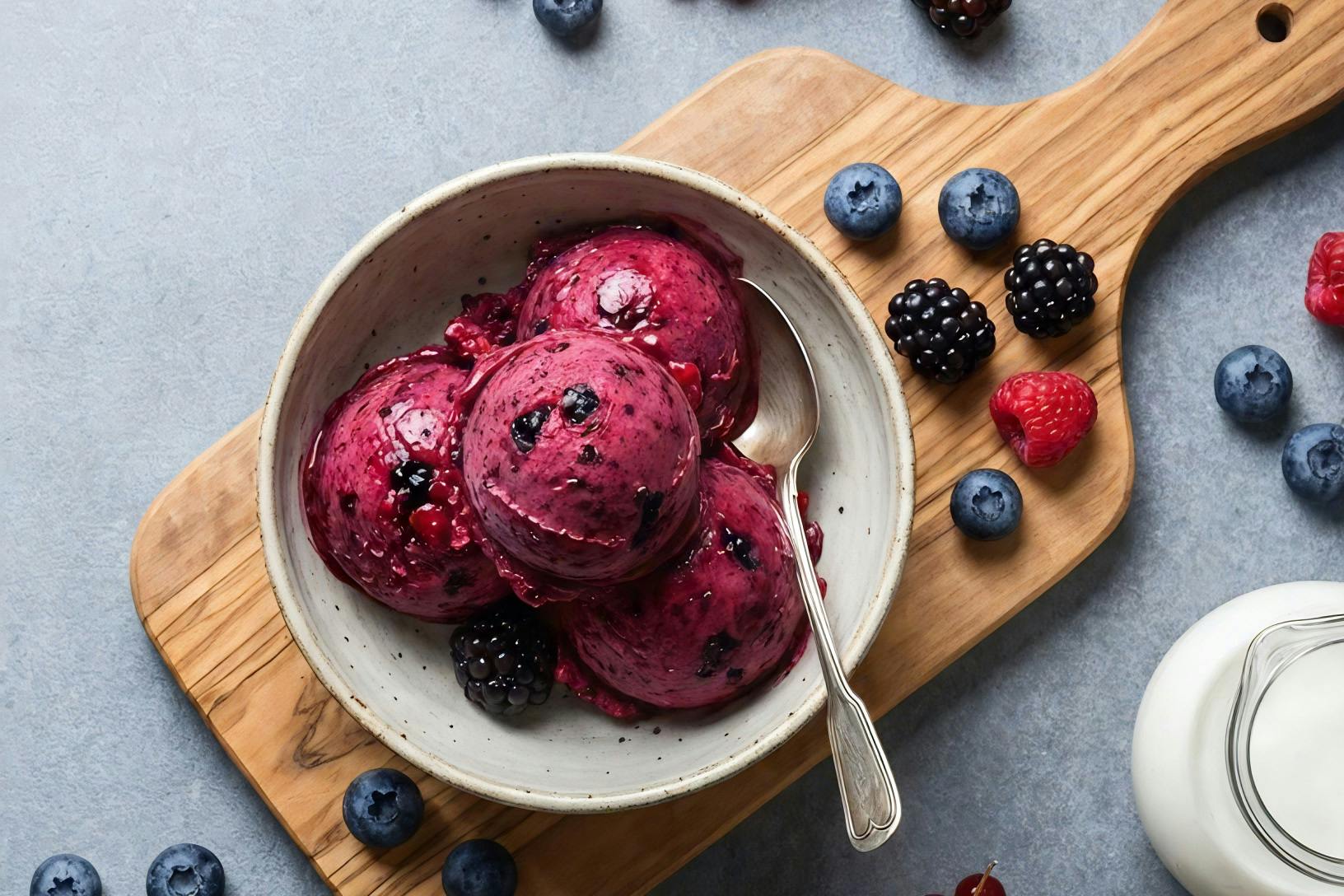 Mixed Berries Ice Cream