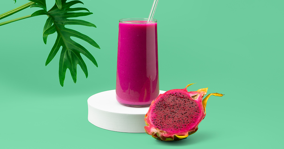 Pink Power Dragon Fruit Smoothie - Recipe