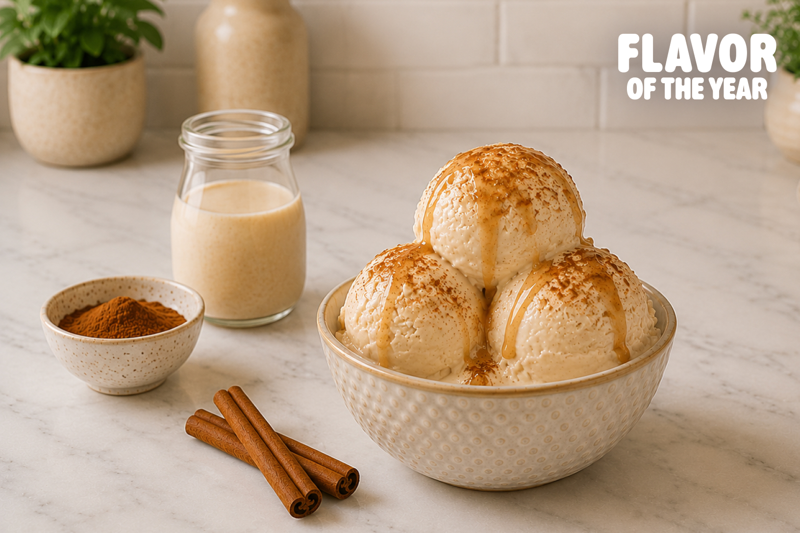 Protein Caramel Horchata Ice Cream - entry for Flavor of the Year
