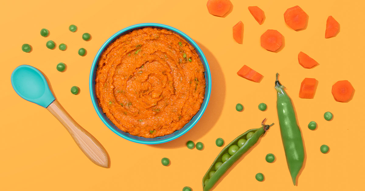 Rice, Pea, and Carrot Puree nutribullet® Babys Recipe nutribullet