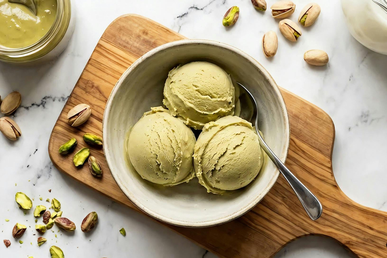 Smooth & Easy Pistachio Ice Cream