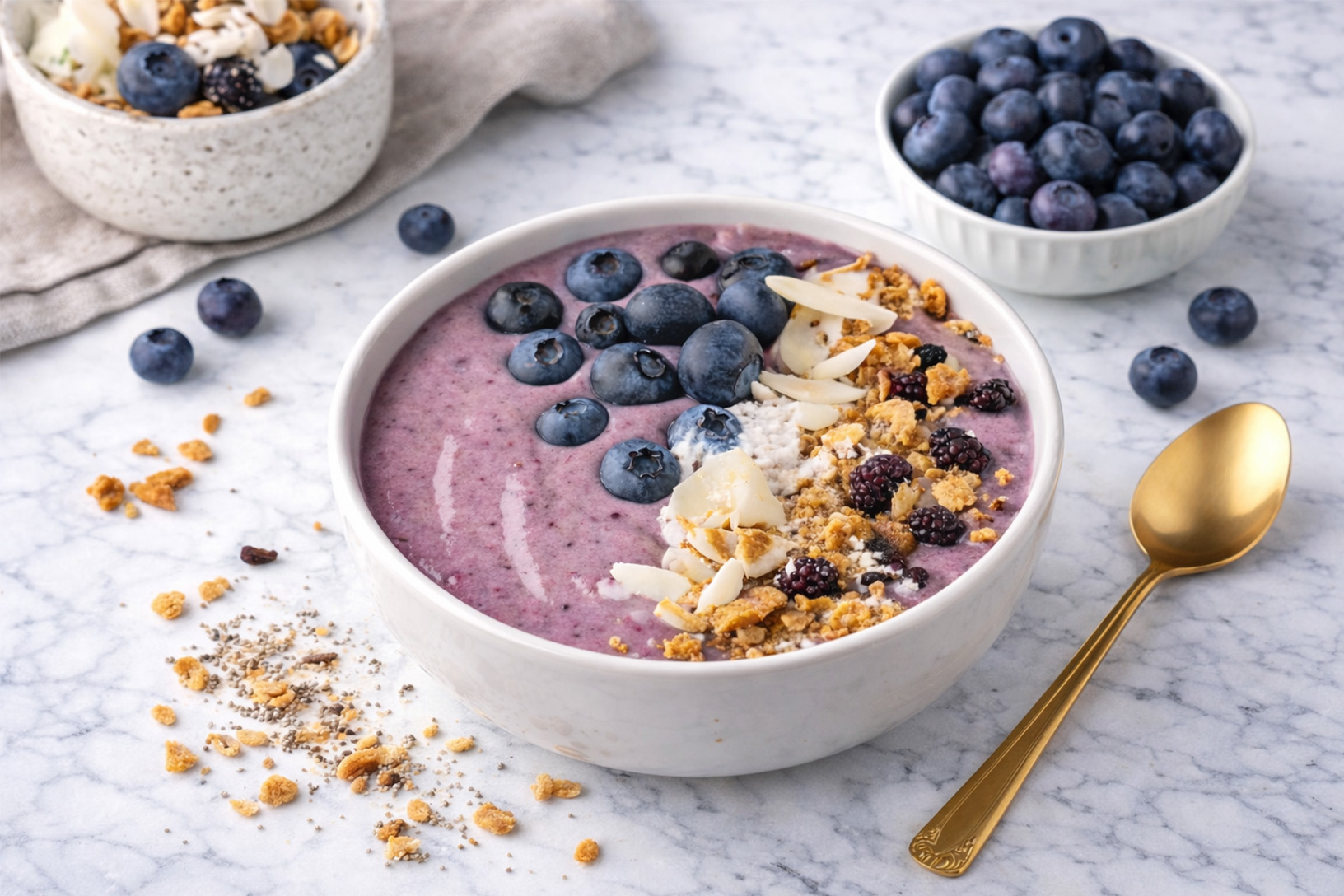 Ube Coconut Smoothie Bowl