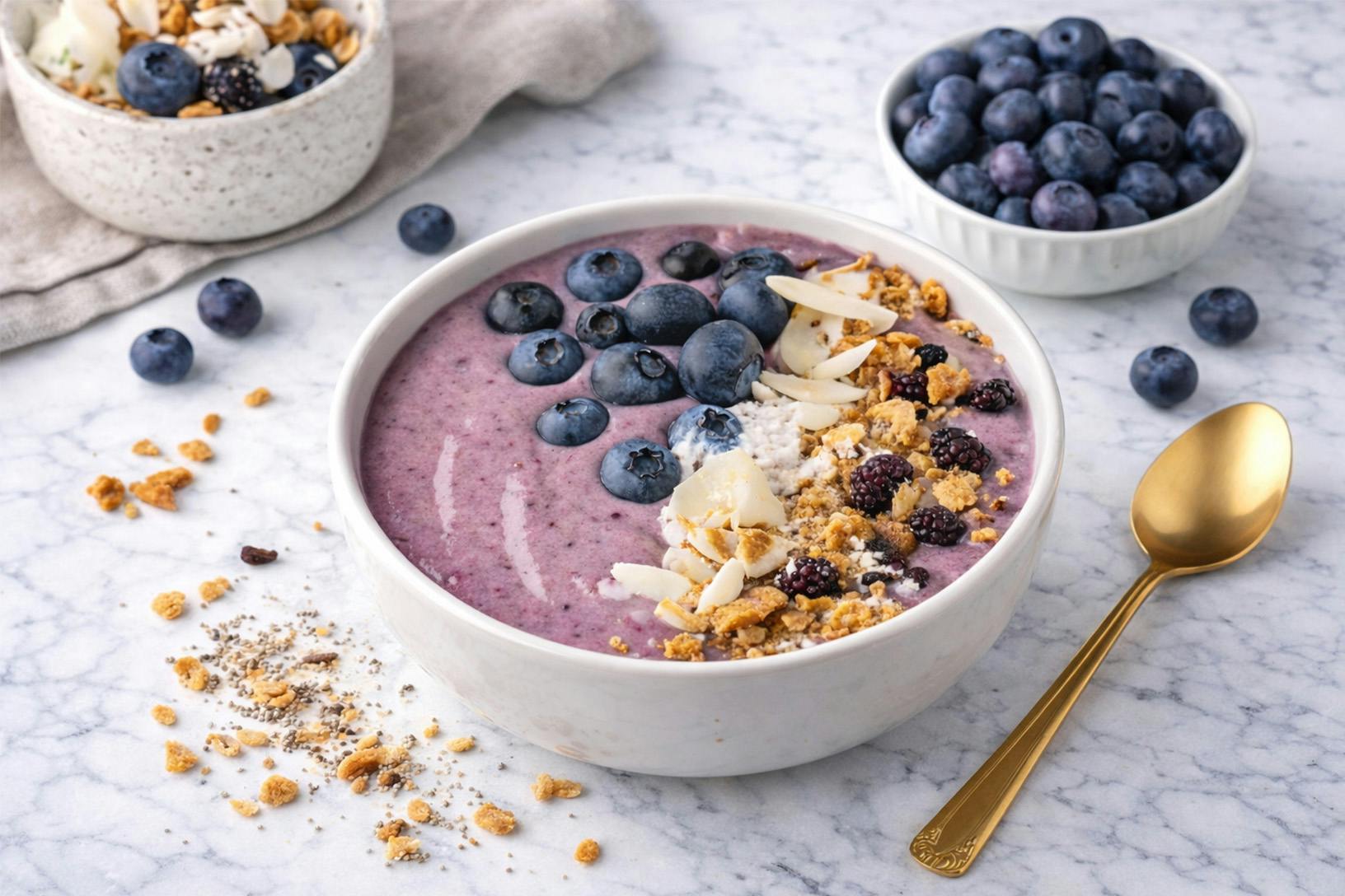 Ube Coconut Smoothie Bowl