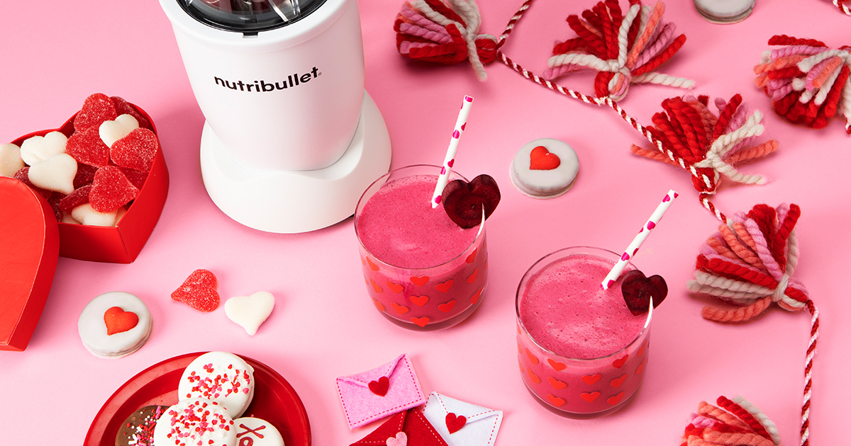 Pink Valentines Day Smoothie Recipe Nutribullet 