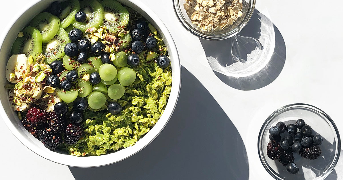 Matcha Pistachio Energy Oats - Recipe - nutribullet