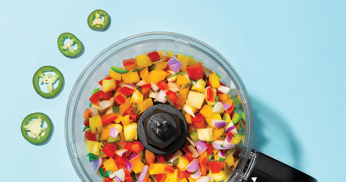 Food Processor Fresh Pineapple Salsa - Recipe