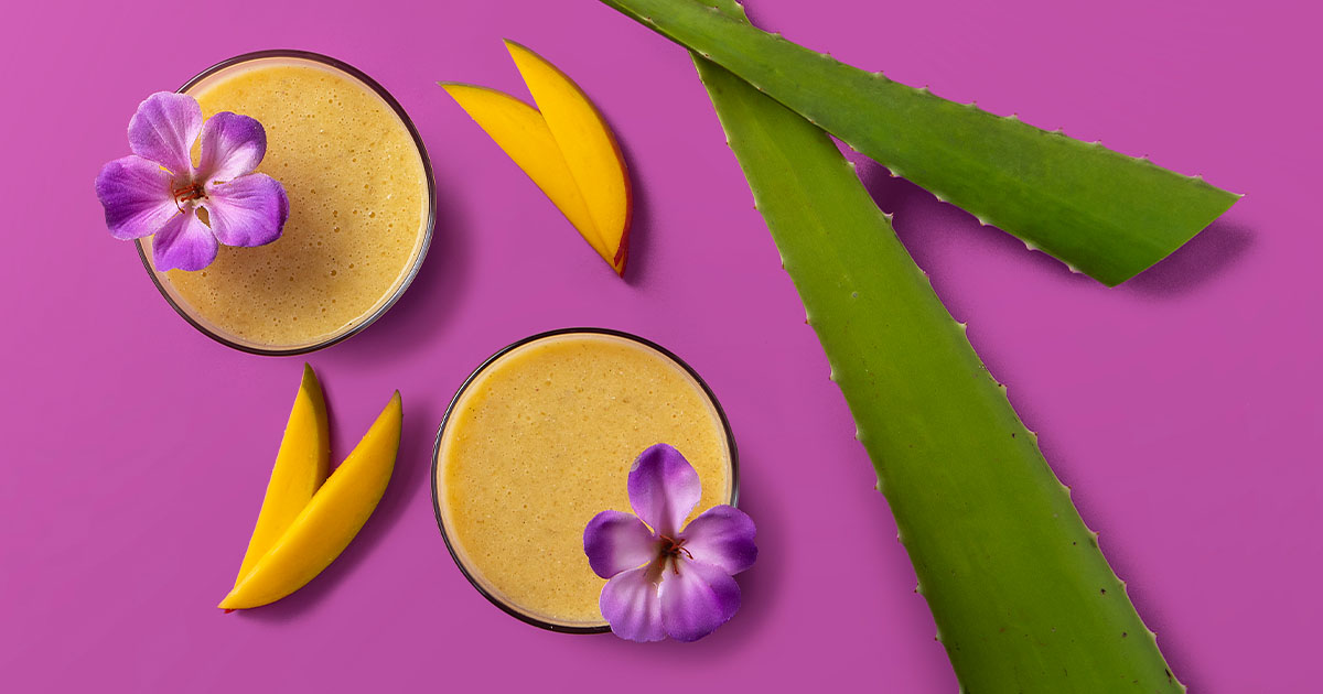 Passion Flower Smoothie - Passionfruit Mango Smoothie