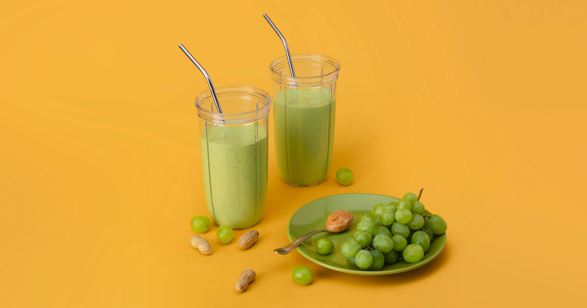 PB & Yay Peanut Butter and Jelly Protein Smoothie Recipe nutribullet