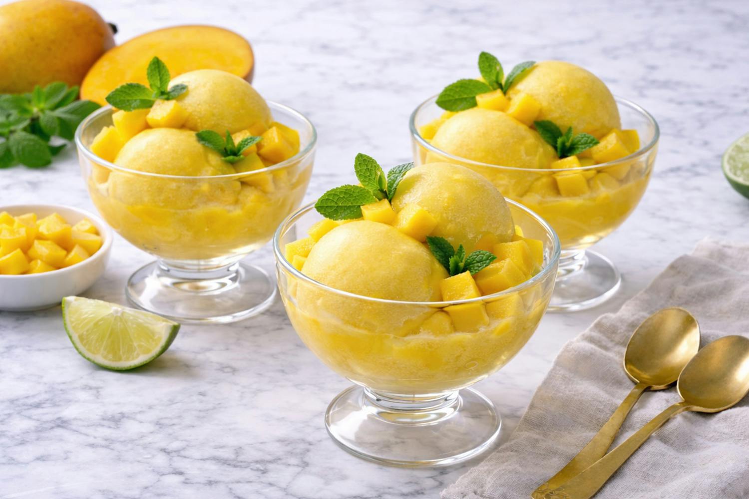 Tropical Mango Sorbet