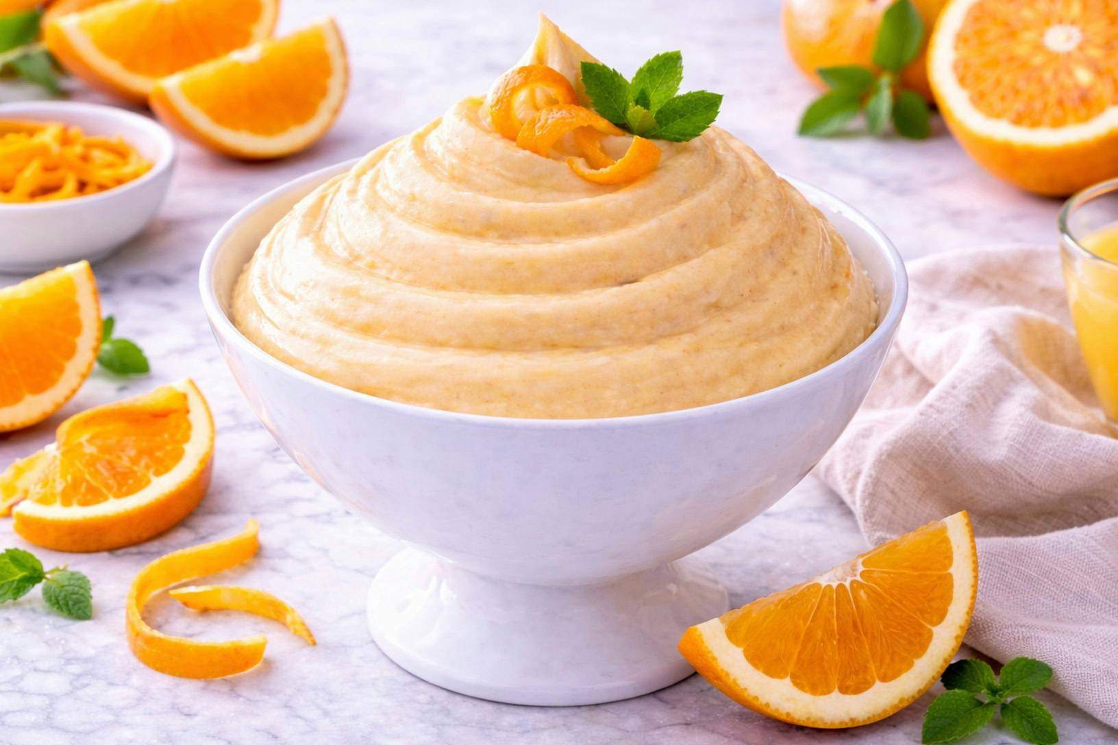Orange Creamsicle Frozen Yogurt 